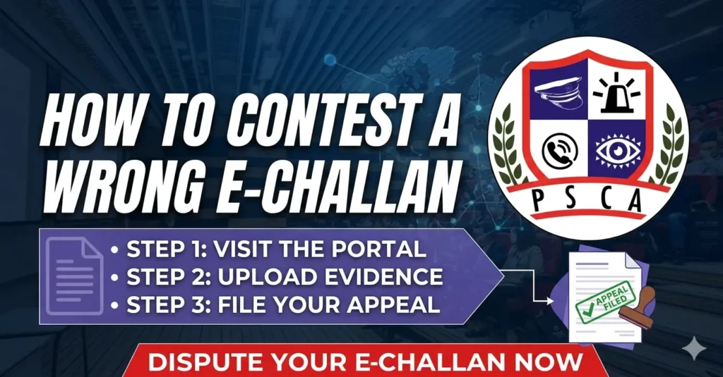 Contest a Wrong E-Challan 