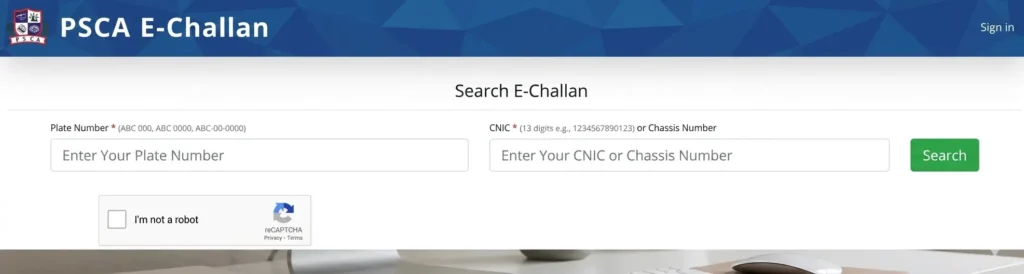 E Challan Check Pakistan — Verify Traffic Fines Online 2 e challan check punjab